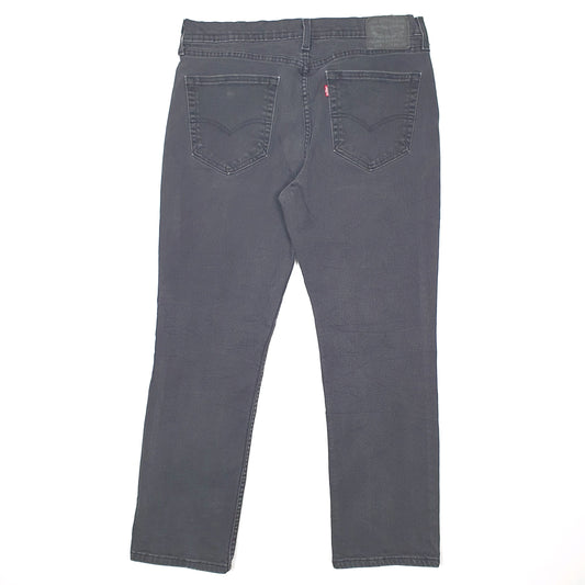 Levis 514 Straight Fit Jeans W36 L29 Black