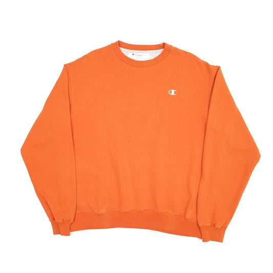 Mens Orange Champion Eco Sweatshirt Jumper