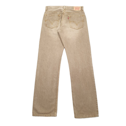 Levis 505 Regular Fit Jeans W33 L34 Brown