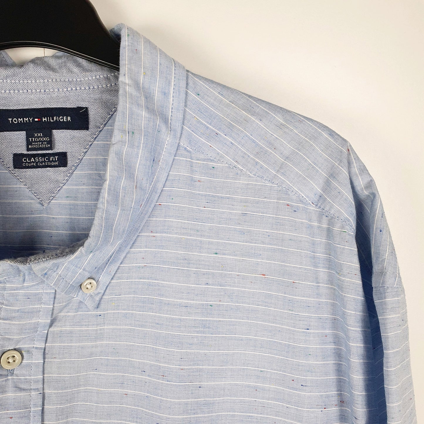 Tommy Hilfiger Short Sleeve Classic Fit Striped Shirt