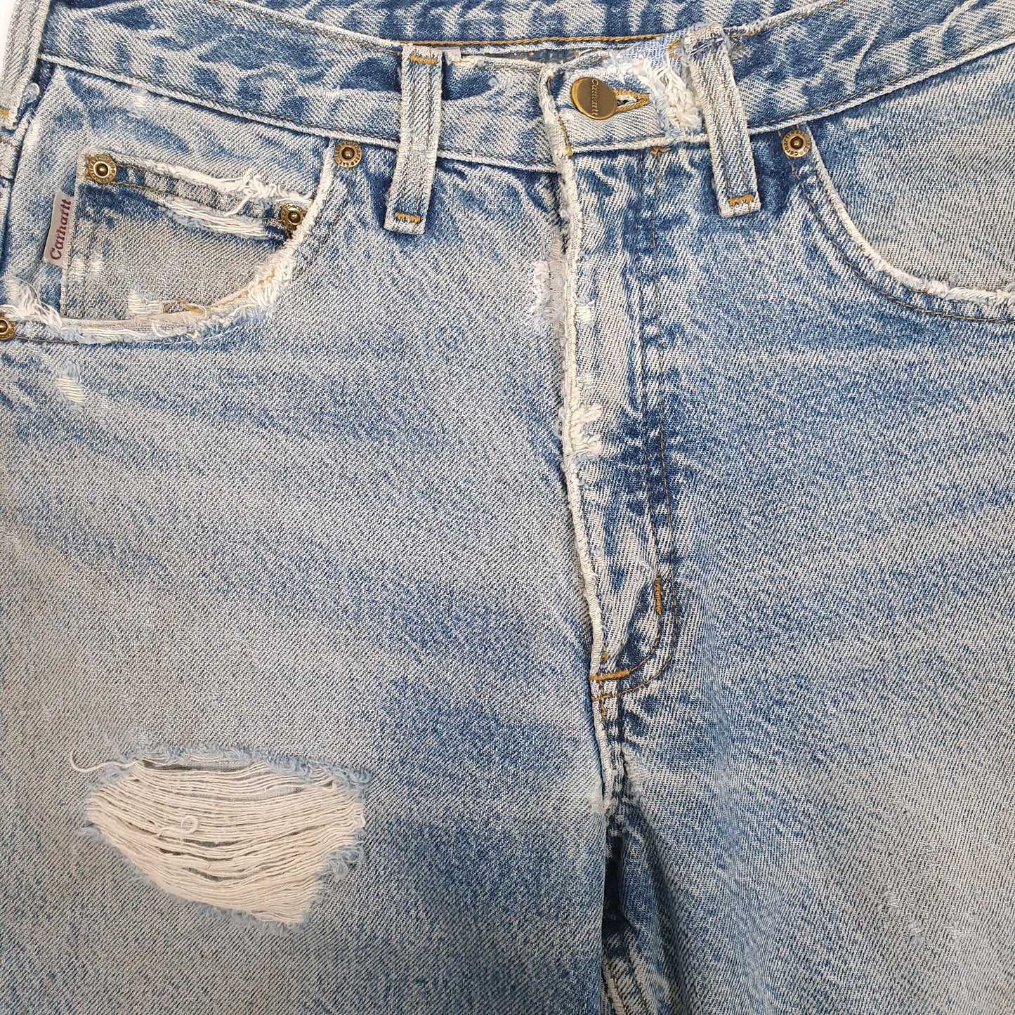 Carhartt Casual Regular Fit Lined Jeans W29 L29 Blue