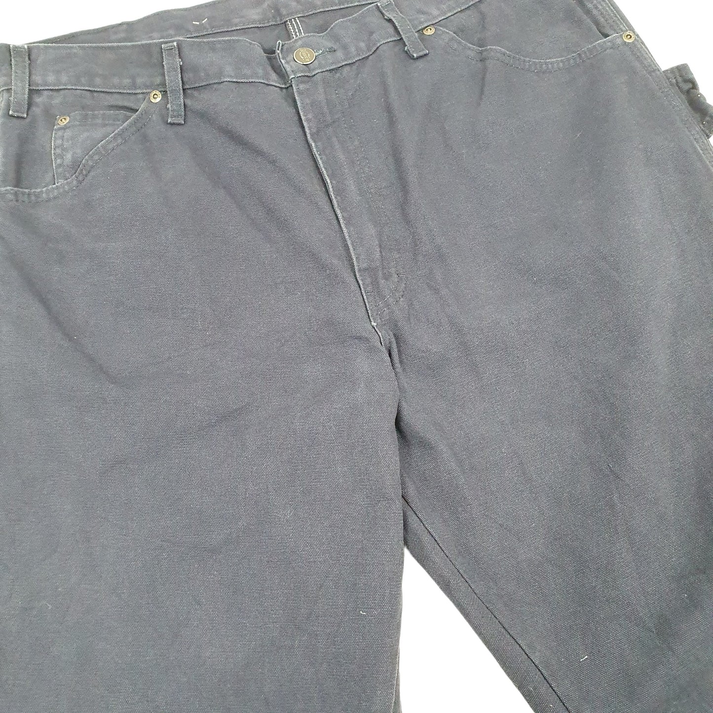 Mens Dickies Navy Carpenter Trousers W38 L30 Navy