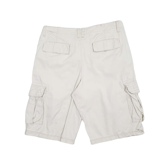 Mens Beige Urban Pipeline Cargo Shorts