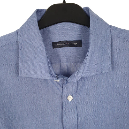 Mens Blue Tommy Hilfiger Long Sleeve Shirt