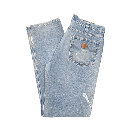 Mens Blue Carhartt Casual JeansW34 L34