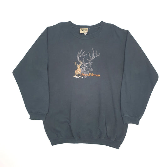 Field & Stream Crewneck M Black