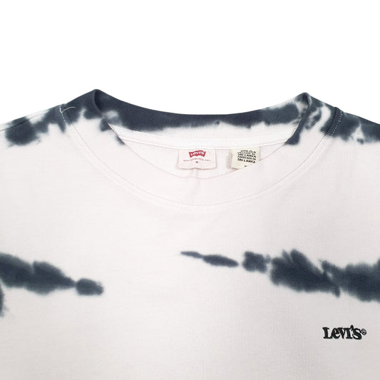 Mens Pink Levis Tie Dye Crewneck Jumper