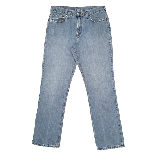Mens Blue Carhartt Carpenter JeansW34 L34