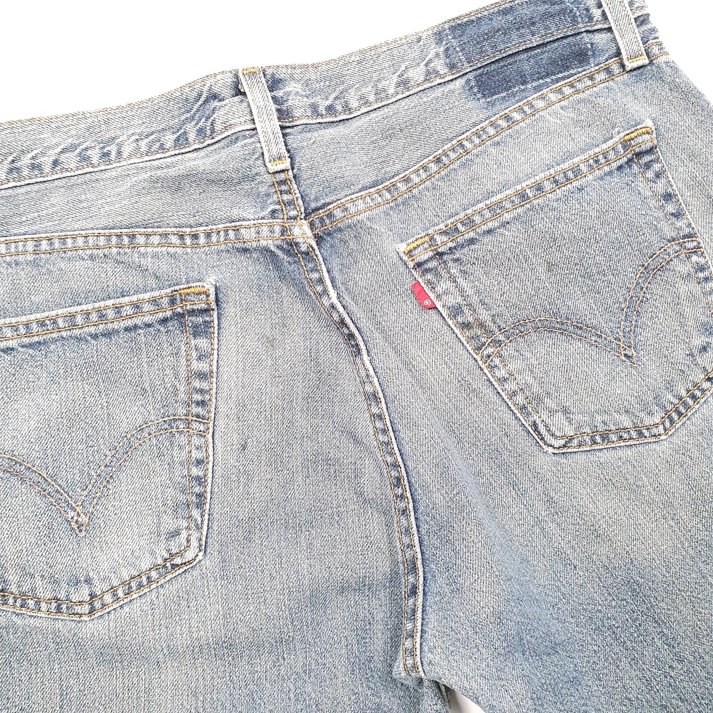 Levis 527 Bootcut Fit Jeans W34 L30 Blue