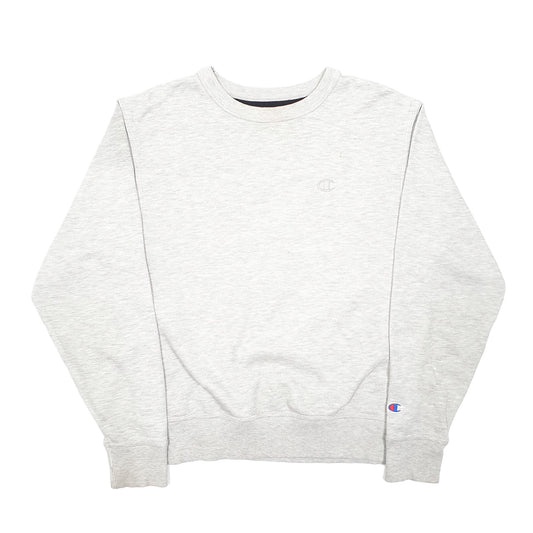 Mens Grey Champion Crewneck Jumper
