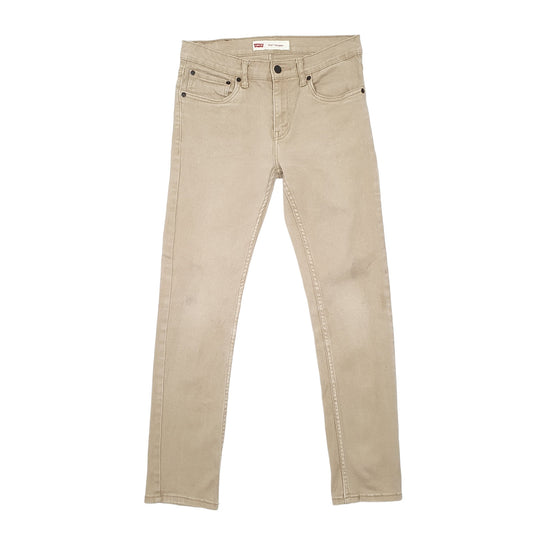 Levis 510 Skinny Fit Jeans W28 L28 Beige