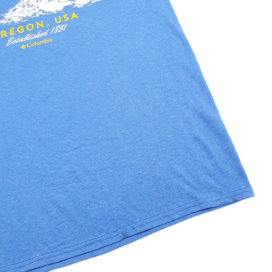 Mens Blue Columbia Sportswear Short Sleeve T Shirt