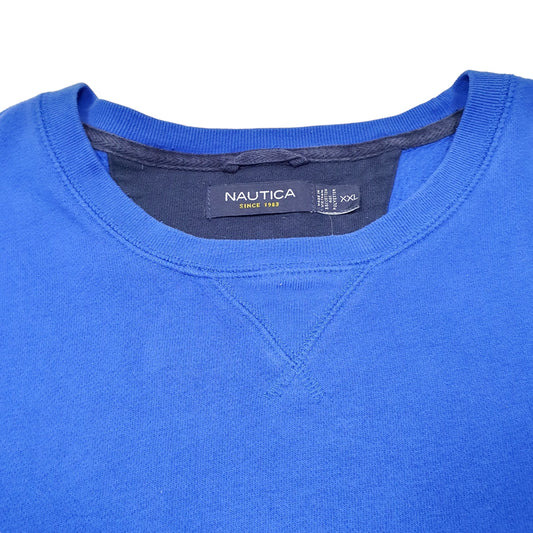 Mens Blue Nautica Crewneck Jumper