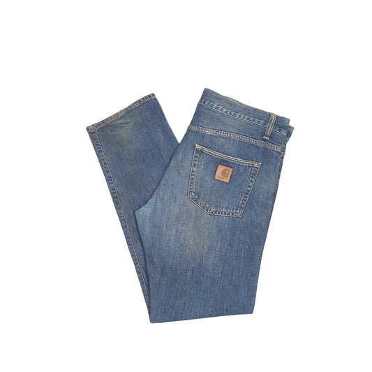 Carhartt Casual Tapered Fit WIP Jeans W38 L33 Blue