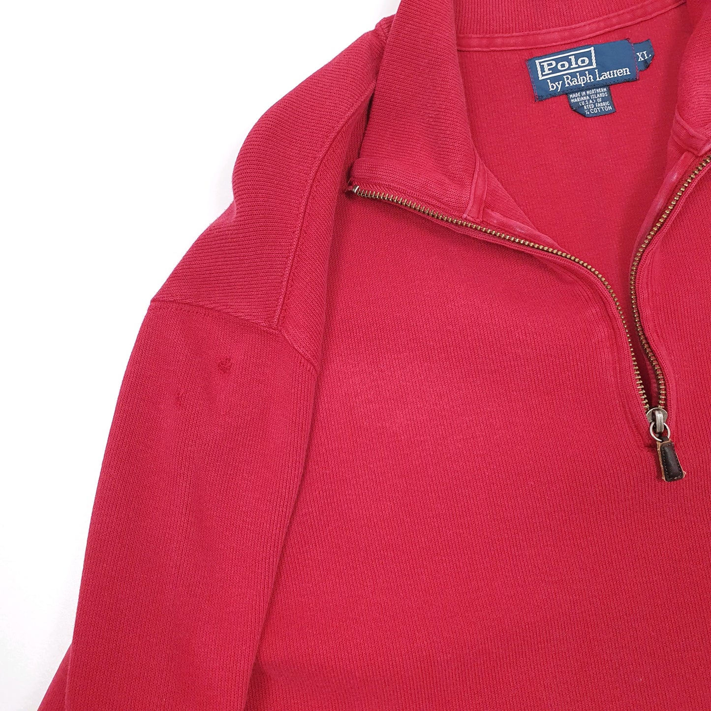 Polo Ralph Lauren Quarter Zip XL Red