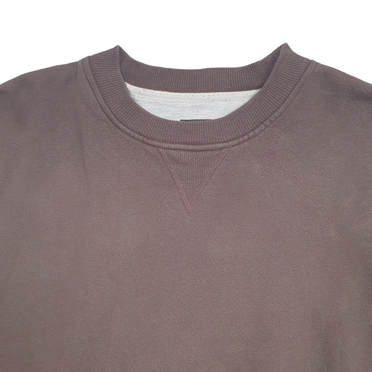 Mens Brown Champion Crewneck Jumper