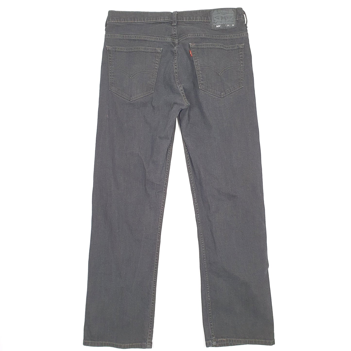 Levis 569 Loose Fit Jeans W34 L30 Black