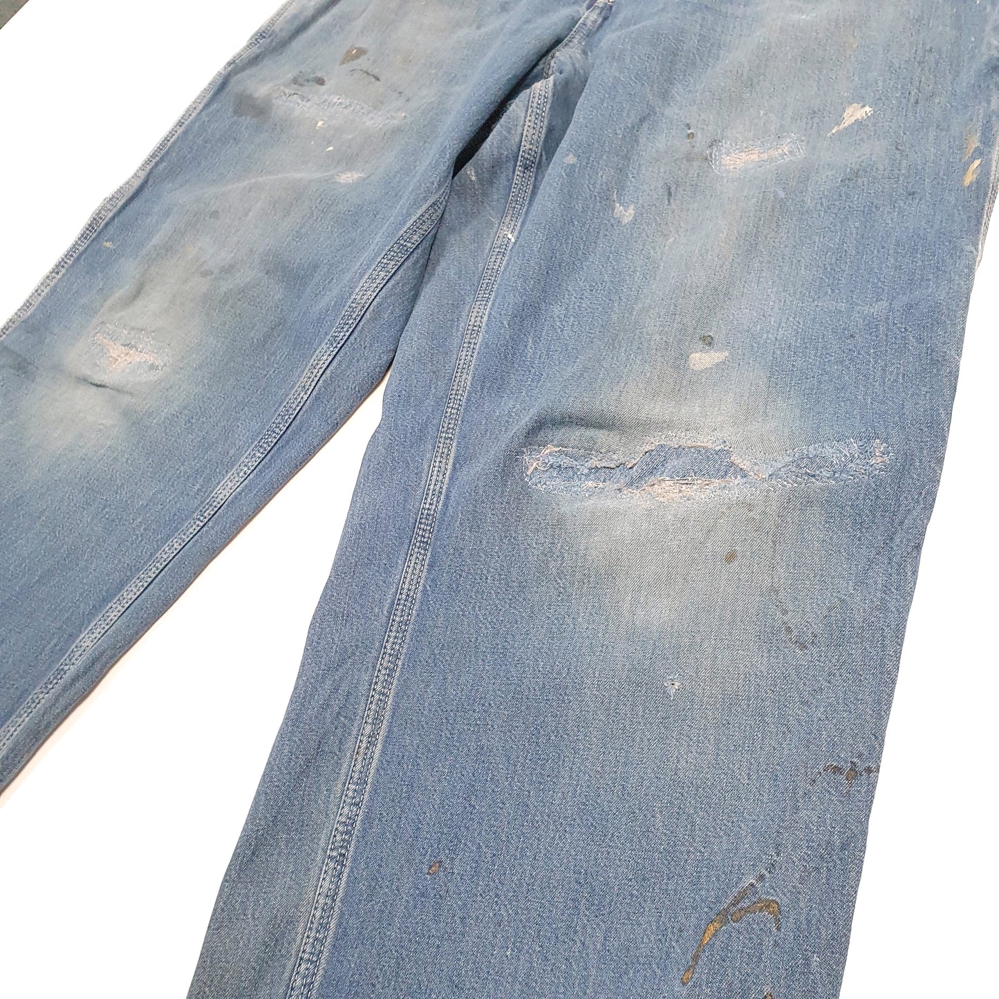 Carhartt Casual Loose Fit Carpenter Jeans W38 L30 Blue