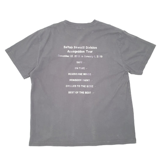 Mens Grey Dickies Pocket Work Wear Sawmill Saltair Short Sleeve T Shirt