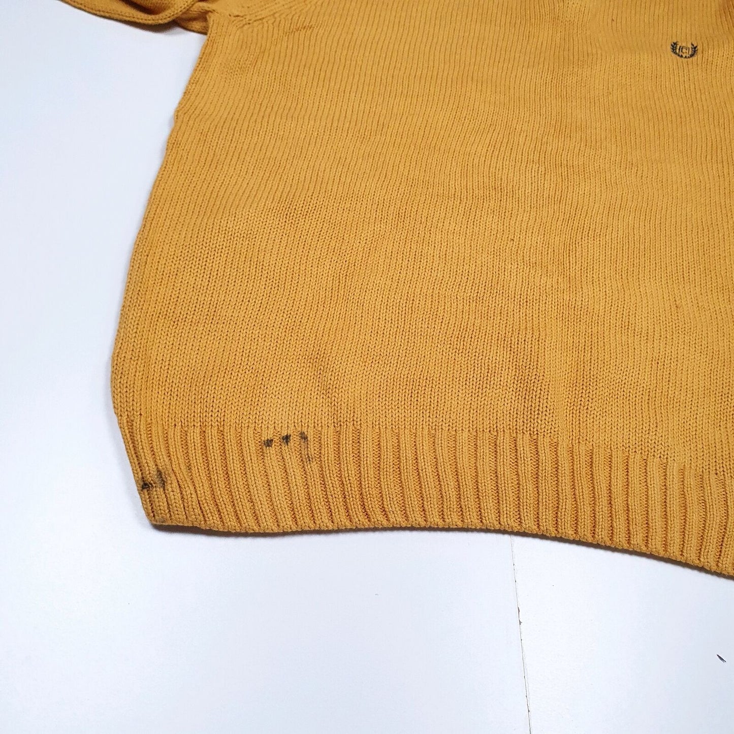 Mens RALPH LAUREN CHAPS Cotton 1/4 Quarter Zip Jumper Sweatshirt XL