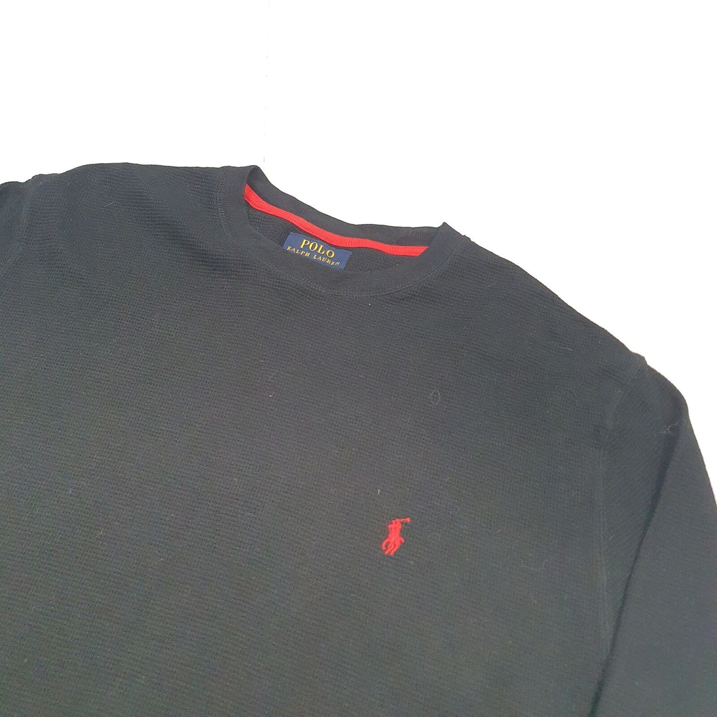 Mens POLO RALPH LAUREN Cotton Crewneck Jumper Sweatshirt L