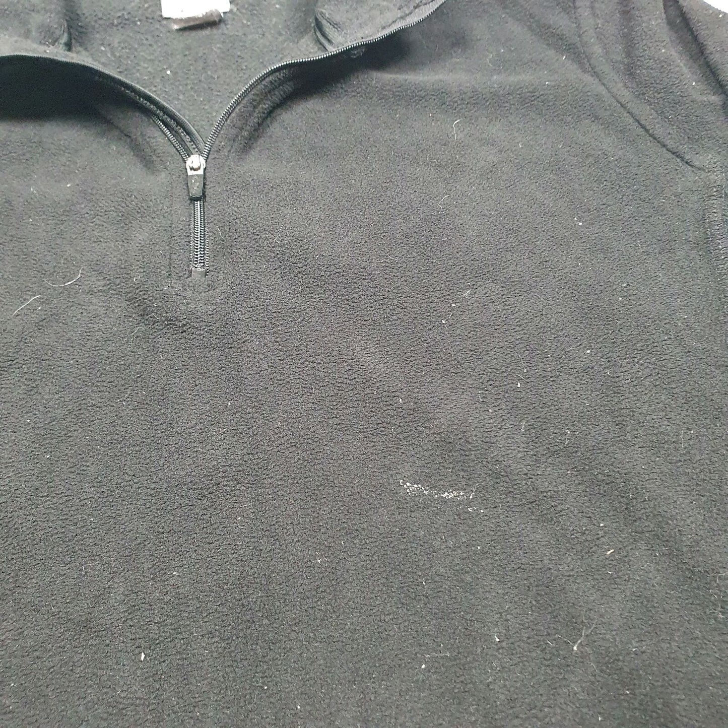 Womens CHAMPION Polyester 1/4 Quarter Zip Jumper Sweatshirt L