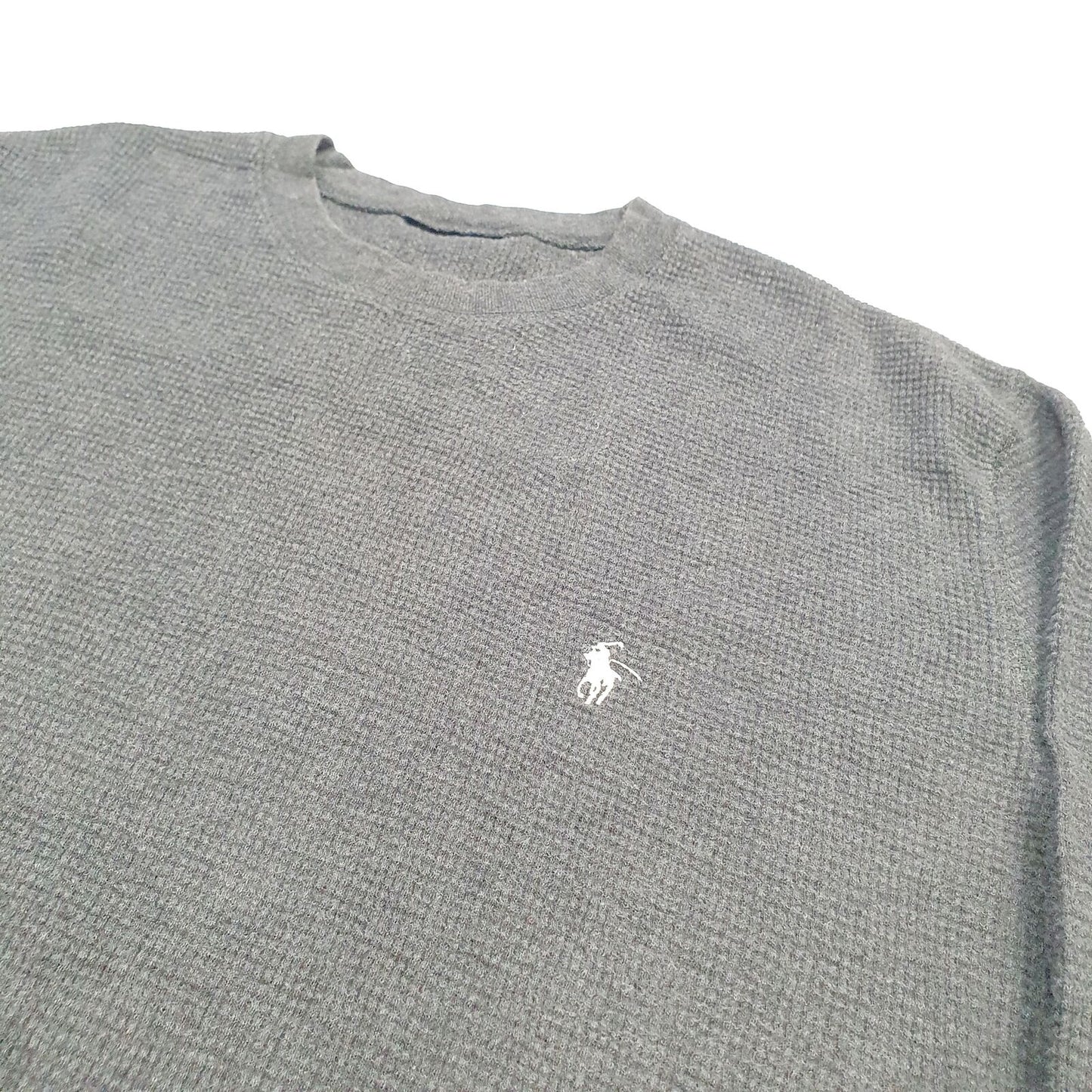 Mens POLO RALPH LAUREN Lightweight Cotton Crewneck Jumper Sweatshirt M