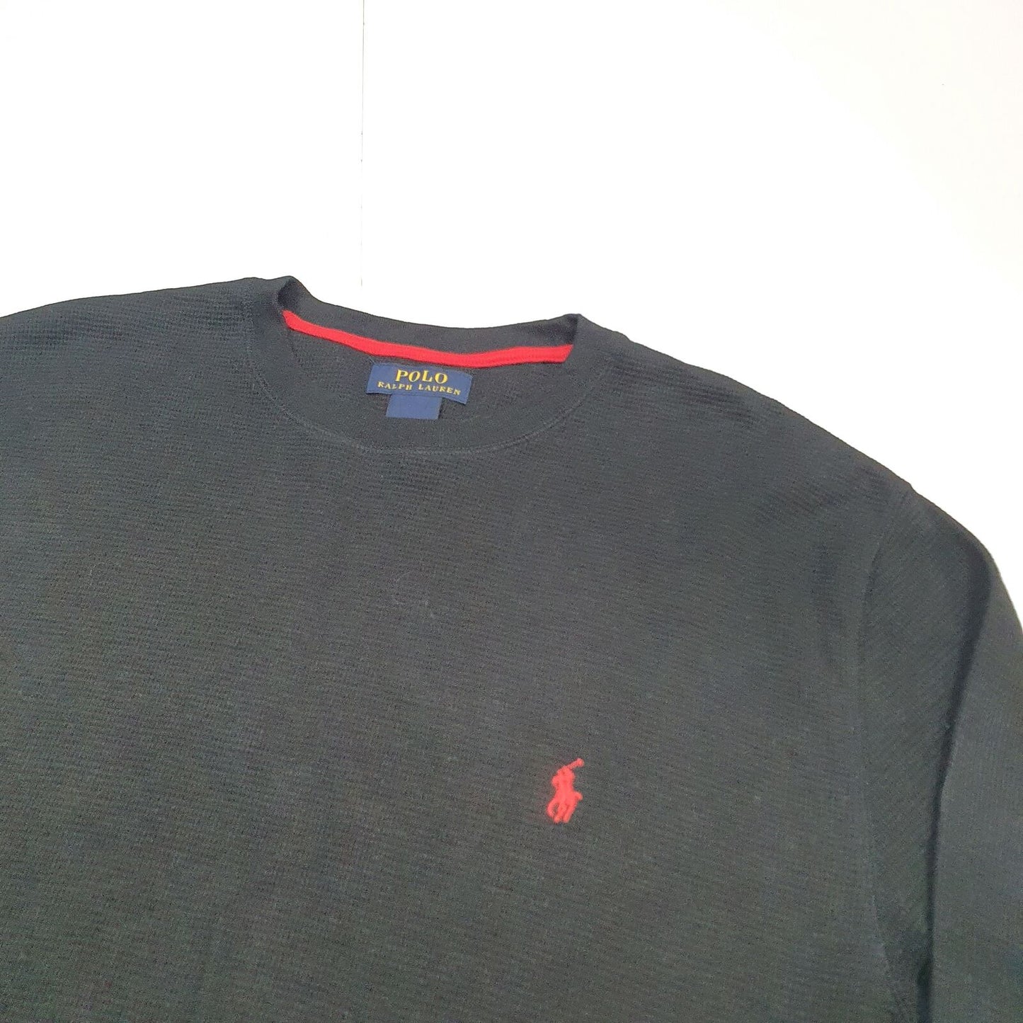 Mens POLO RALPH LAUREN Cotton Crewneck Jumper Sweatshirt L