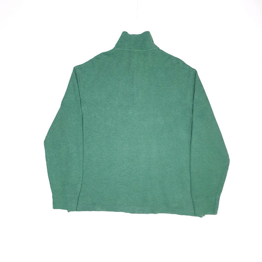 Mens POLO RALPH LAUREN Cotton 1/4 Quarter Zip Jumper Sweatshirt M