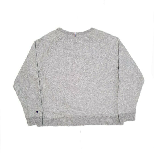 Mens CHAMPION Spellout Big Logo Cotton Crewneck Jumper Sweatshirt XL