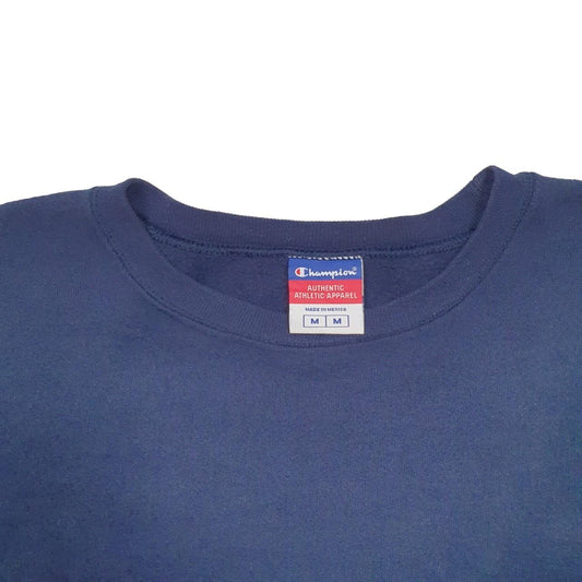 Mens Blue Champion Crewneck Jumper