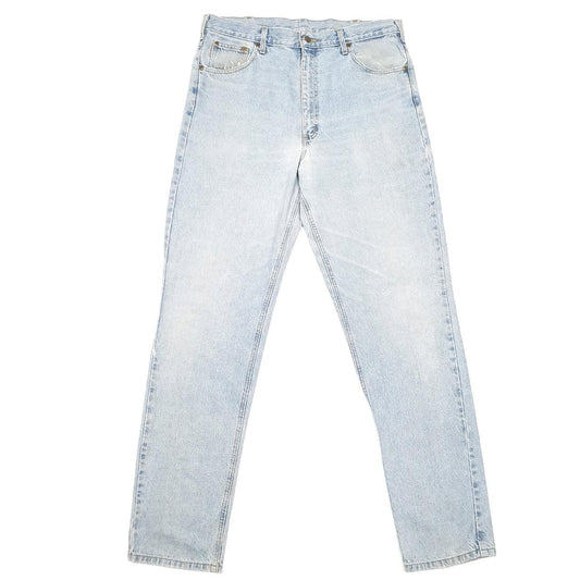 Mens Blue Carhartt Tapered Casual JeansW38 L36