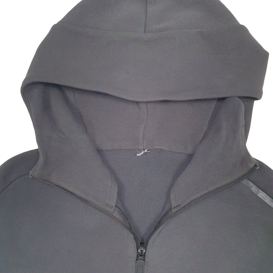 Adidas Active Running Sports Full Zip Cotton & Polyester Jumper M - Bundl Clothing-Womens Black Adidas Active Running Sports Full Zip Jumper