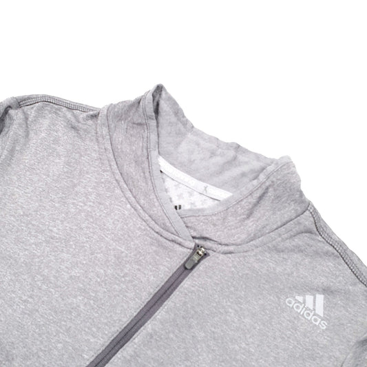 Adidas Active wear Quarter Zip M - Bundl Clothing-Adidas Active wear Quarter Zip M - Bundl Clothing-Adidas Active wear Quarter Zip M Grey