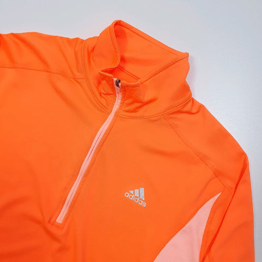 Adidas Activewear Quarter Zip M - Bundl Clothing-Adidas Activewear Quarter Zip M Orange