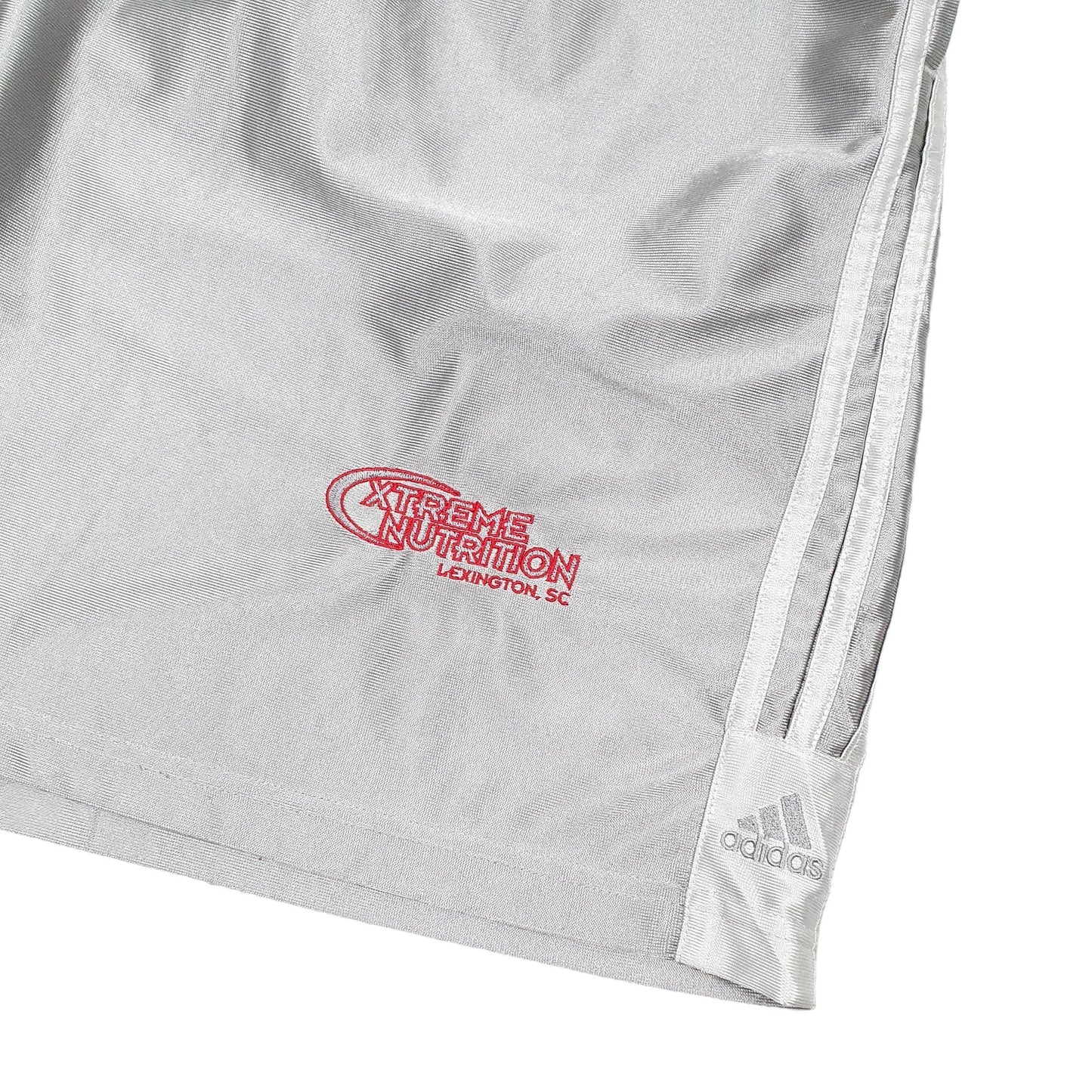 Adidas Basketball Silver Sport Shorts W32 - Bundl Clothing-Adidas Basketball Silver Sport Shorts W32 Silver
