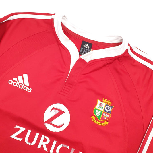 Adidas British Lions Rugby Quarter Zip XL - Bundl Clothing-Adidas British Lions Rugby Quarter Zip XL Red