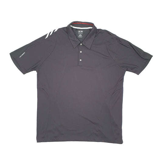 Adidas Climacool Active Short Sleeve Polyester Polo Shirt - Bundl Clothing-Adidas Climacool Active Short Sleeve Polyester Polo Shirt Black