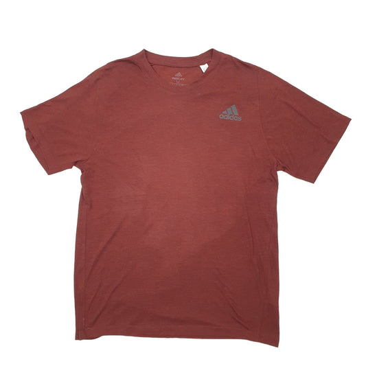 Adidas Climalite Short Sleeve T Shirt - Bundl Clothing-Adidas Climalite Short Sleeve T Shirt Burgundy