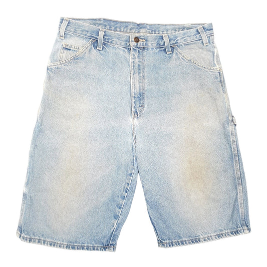 Mens Blue Dickies Carpenter Denim Shorts
