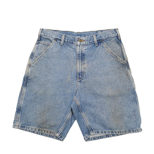 Mens Blue Carhartt Carpenter Shorts