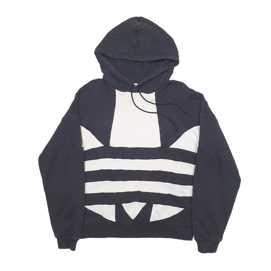 Womens Black Adidas Hoodie Jumper