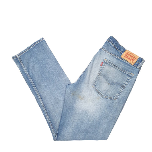 Mens Blue Levis Stretch 513 JeansW36 L32