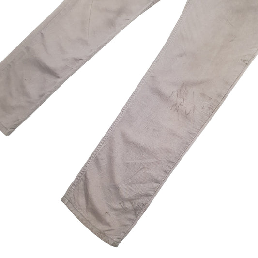 Mens Grey Levis Chino Trousers