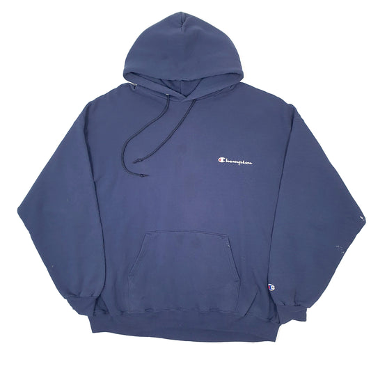 Mens Navy Champion Hoodie Jumper