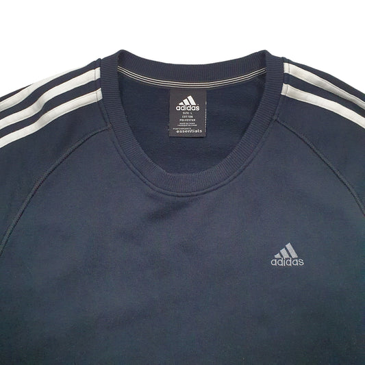 Mens Black Adidas Hoodie Jumper