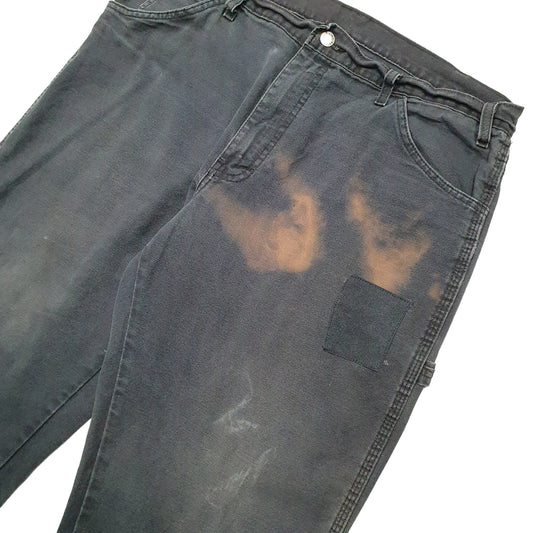 Mens Black Dickies Carpenter Trousers