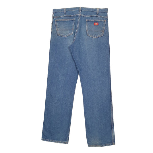 Mens Blue Dickies Relaxed JeansW38 L34