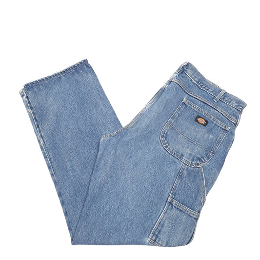 Mens Blue Dickies Relaxed Carpenter JeansW40 L34