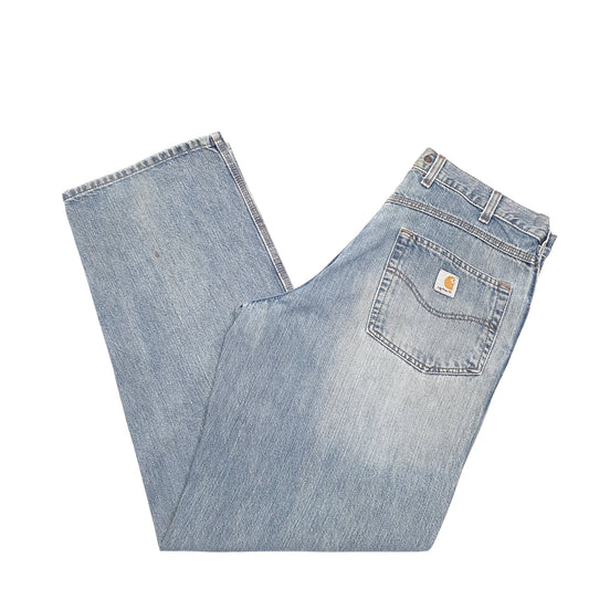 Mens Blue Carhartt B189 JeansW36 L34